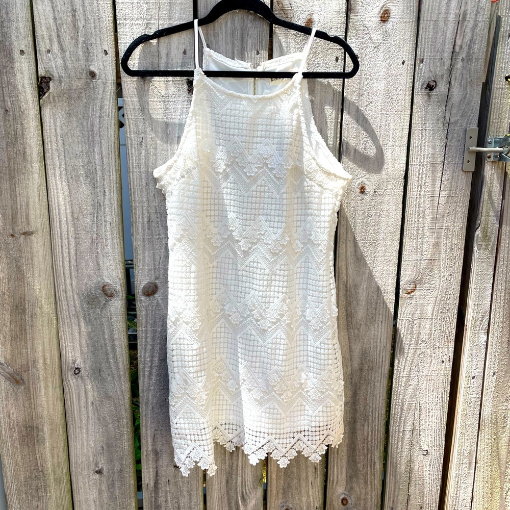 Cute white lace sundress